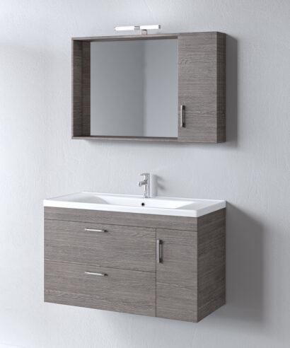 Σετ Έπιπλο Μπάνιου Ibiza Ανθρακί 100 Πάγκο 98x44x60 9SIB100OA0