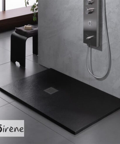 SLATE Cast Marble (χυτό μάρμαρο) 100x80 BLACK MATT