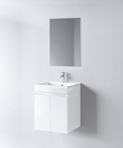 Σετ Έπιπλο Μπάνιου OMEGA Λευκό 50 ECO 9SOME050GL Πάγκο 47x44x60