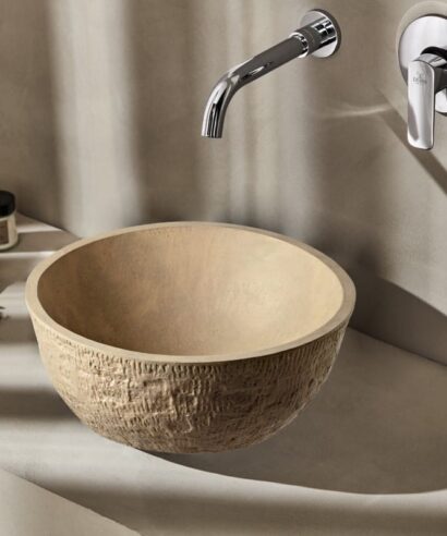 PIE040B PIETRA BEIGE ΝΙΠΤΗΡΑΣ Φ40cm
