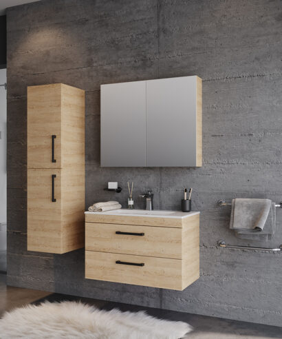 Σετ Έπιπλο Μπάνιου SANTA Μπεζ MDF 12mm 80 9SSAN080BEM