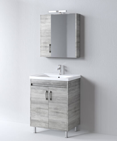 Σετ Έπιπλο Μπάνιου SAVINA CEMENT 55 9SSA055CE0W Πάγκος 51x44x83cm