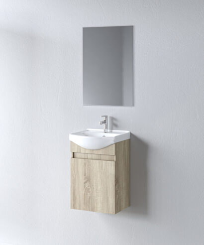 Σετ Έπιπλο Μπάνιου SIENA SONOMA ECO 45 9SSIE045SON Πάγκο 45x31x60cm