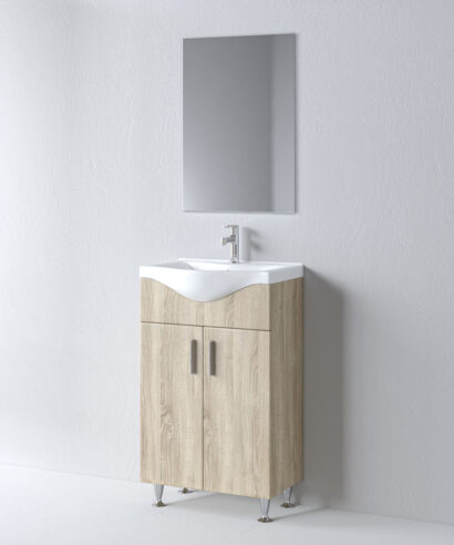 Σετ Έπιπλο Μπάνιου SIENA Δρυς ECO 55 9SSIE055SON Πάγκο 51x34x83cm