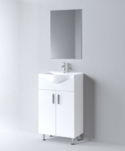 Σετ Έπιπλο Μπάνιου SIENA Λευκό ECO 55 9SSIE055WHΠάγκο 51x34x83cm