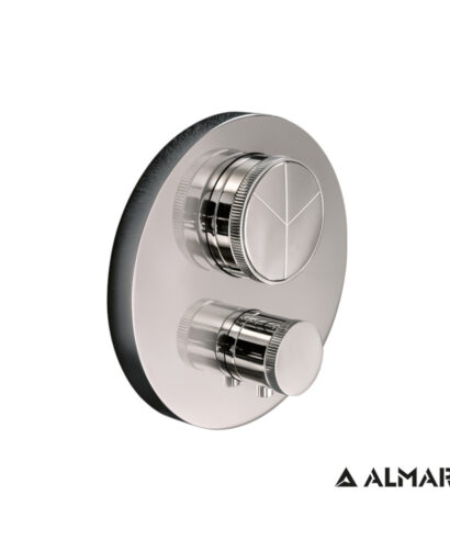 ΘΕΡΜΟΣΤΑΤΙΚΟΣ ΜΙΚΤΗΣ 3 ΕΞΟΔ."PUSH" ALMAR INOX