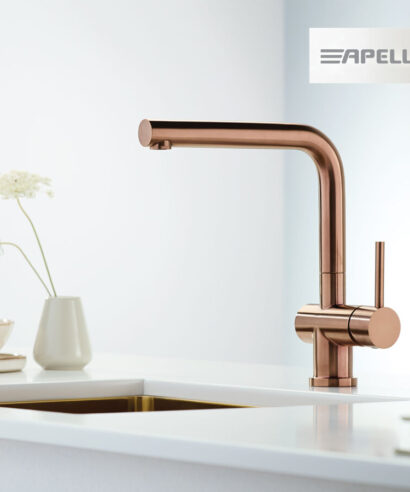 ΜΠΑΤ.ΝΕΡΟΧ.APELL INOX PVD COPPER (RAME)