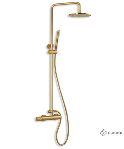 ΜΠΑΤ.ΝΤΟΥΖ+ΕΠΕΚΤ.ΚΟΛΩΝΑ+ΚΕΦΑΛΗ ELETTA CHESTER BRUSHED GOLD