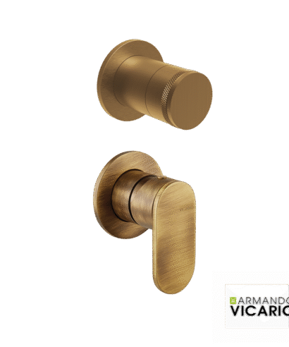 ΜΙΚΤ. ΕΝΤΟΙΧ. ΜΕ ΕΚΤΡΟΠΕΑ 2 ΕΞΟΔΩΝ SLIM VICARIO BRONZE BRUSHED