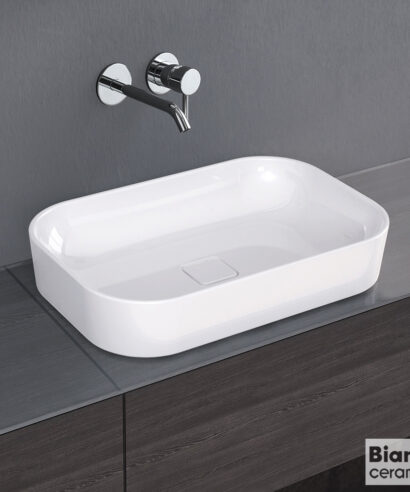 ΝΙΠΤΗΡΑΣ CENTRO 60x40 BIANCO CERAMICA WHITE