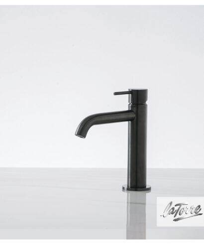 ΜΠΑΤ.ΝΙΠΤ+ΒΑΛΒ.CLIC-CLAC ELLE316 PVD BLACK BRUSHED