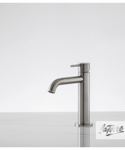 ΜΠΑΤ.ΝΙΠΤ+ΒΑΛΒ.CLIC-CLAC ELLE316 BRUSHED INOX