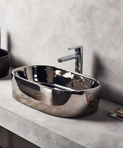 COR055S CORONA SILVER ΝΙΠΤΗΡΑΣ ΕΠΙΚΑΘΗΜΕΝΟΣ 55x35x14cm
