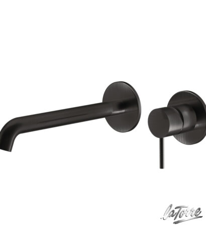 ΜΠΑΤ.ΝΙΠΤ.ΤΟΙΧΟΥ ELLE 316 LA TORRE INOX PVD BLACK BRUSHED