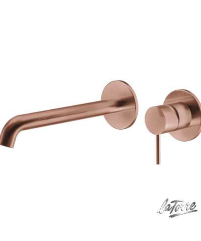 ΜΠΑΤ.ΝΙΠΤ.ΤΟΙΧΟΥ ELLE 316 LA TORRE INOX PVD ROSE-GOLD