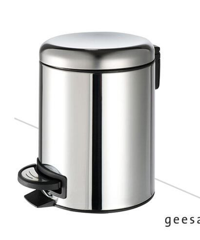 ΧΑΡΤΟΔΟΧΕΙΟ ΕΠΙΔΑΠ. 5L SOFT-CLOSE GEESA INOX CHROME