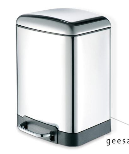 ΧΑΡΤΟΔΟΧΕΙΟ ΕΠΙΔΑΠ. 6L SOFT-CLOSE GEESA INOX CHROME
