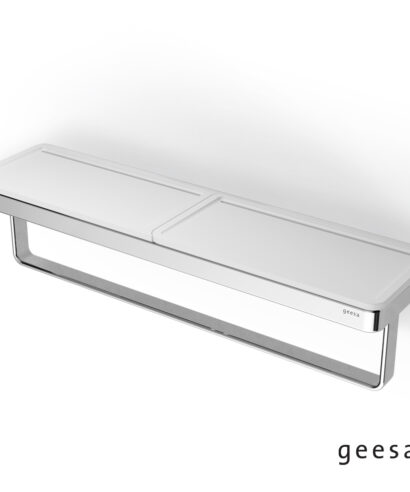 ΕΤΑΖΕΡΑ 42x10,8 εκ. ΜΕ ΠΕΤΣ/ΣΤΡΑ FRAME GEESA CHR/WHITE MATT