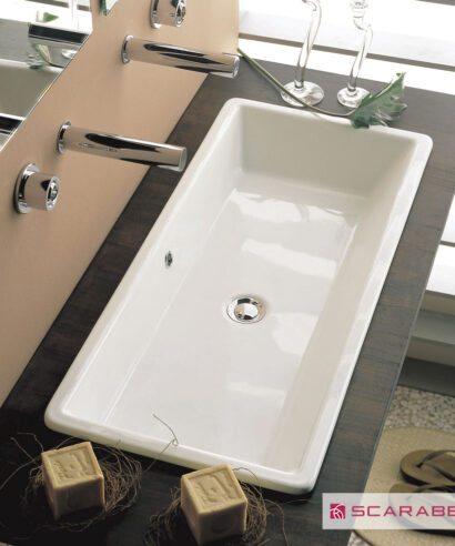 ΝΙΠΤΗΡΑΣ GAIA80 87,5x39,5 SCARABEO WHITE