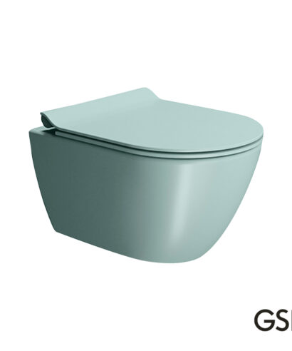 PURA/50 Swirlflush® Ghiaccio με κάλυμμα Super Slim Soft Close, GSI