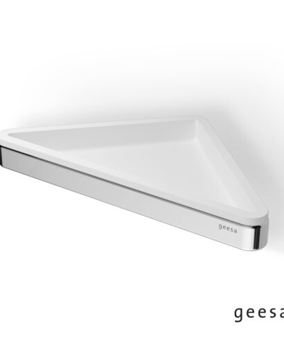 ΕΤΑΖΕΡΑ ΓΩΝΙΑΚΗ 23x17 εκ. FRAME GEESA CHR/WHITE MATT
