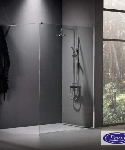 IWIS WALK-IN 107-109 εκ. DEVON CLEAN-GLASS CHROME