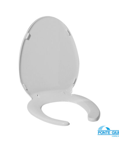 ΚΑΘΙΣΜΑ ΜΕ ΚΑΛΥΜΜΑ ΚΡΕΜ.ΛΕΚ. 130 SERIES ΑΜΕΑ WHITE