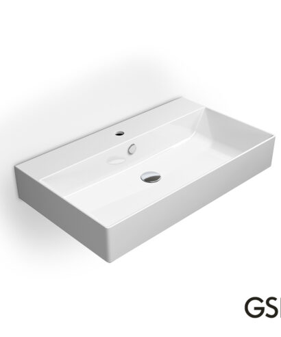 ΝΙΠΤΗΡΑΣ KUBE-X 80x47 (1 οπή+2 προχ.) GSI WHITE