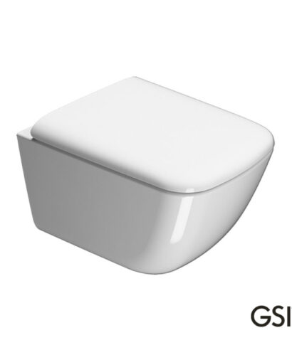 SAND/50 Swirlflush® White Glossy με κάλυμμα Soft Close, GSI