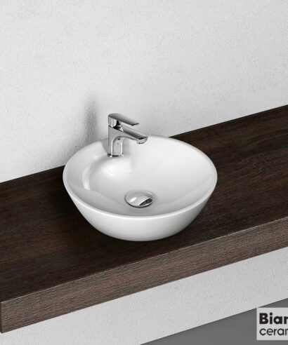 ΝΙΠΤΗΡΑΣ LUPO Φ45 (1 οπή) BIANCO CERAMICA WHITE