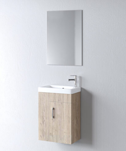 Σετ Έπιπλο Μπάνιου MINI Μπεζ 45 9SMI045BEO Πάγκο 44×29.5x66cm