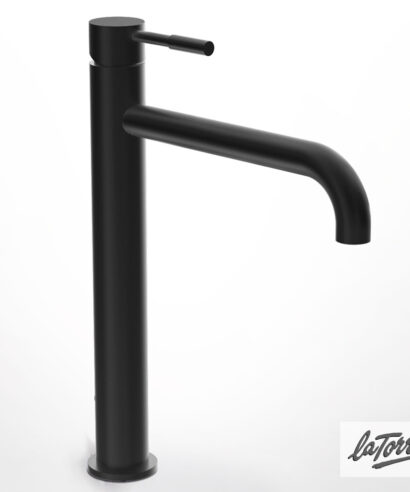 ΜΠΑΤ.ΝΙΠΤ.ΥΨΗΛΗ+ΒΑΛΒ.CLIC-CLAC TECH LA TORRE BLACK MATT