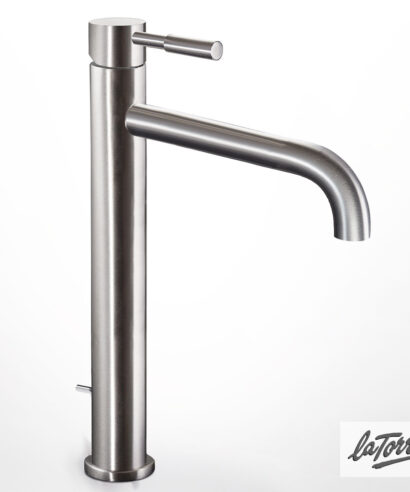 ΜΠΑΤ.ΝΙΠΤ.ΥΨΗΛΗ+ΒΑΛΒ.CLIC-CLAC TECH LA TORRE INOX