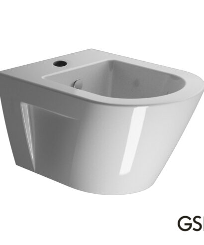 NORM/50 White Glossy κρεμαστό μπιντέ, GSI