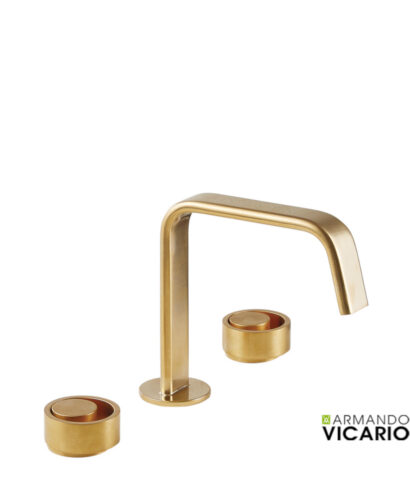 ΜΠΑΤ.ΝΙΠΤ.3 ΟΠΩΝ ΜΕ ΒΑΛΒ.CLIC-CLAC HALO VICARIO BRUSHED GOLD