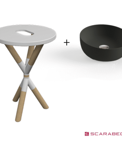 ΕΠΙΠΛΟ CROSS PEARL + ΝΙΠΤΗΡΑΣ GLAM Φ39 ARDESIA