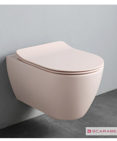ΚΟΜΠΛΕ ΚΡΕΜ.ΛΕΚ+ΚΑΛ.ΑΠΟΣΠ.SLIM S/C MOON/50,5 CLEAN-FLUSH SCARABEO ANTIQUE PINK (ROSA)