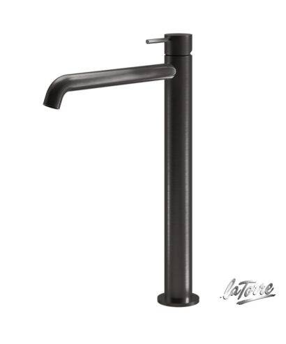 ΜΠΑΤ.ΝΙΠΤ.ΥΨΗΛΗ+ΒΑΛΒ.CLIC-CLAC ELLE316 PVD BLACK BRUSHED