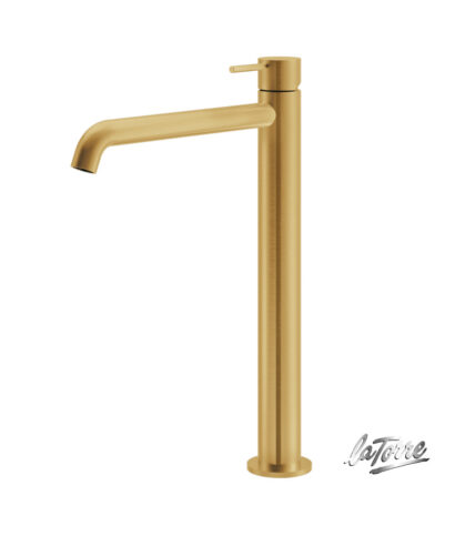 ΜΠΑΤ.ΝΙΠΤ.ΥΨΗΛΗ+ΒΑΛΒ.CLIC-CLAC ELLE316 INOX PVD BRUSHED GOLD