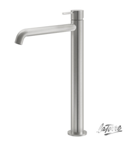 ΜΠΑΤ.ΝΙΠΤ.ΥΨΗΛΗ+ΒΑΛΒ.CLIC-CLAC ELLE316 BRUSHED INOX