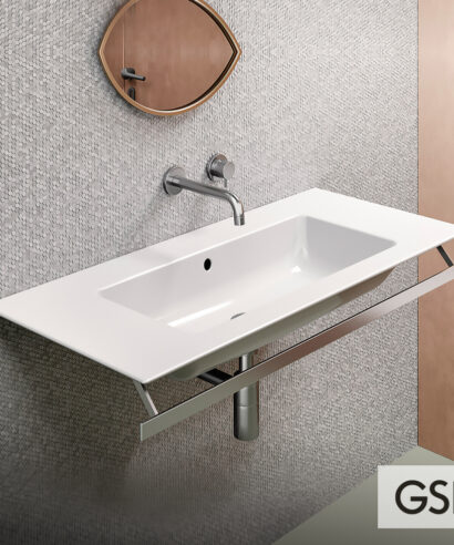 ΝΙΠΤΗΡΑΣ PURA 102x46 (1 οπή+2 προχ.) GSI WHITE
