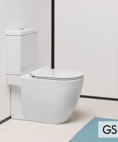 PURA/68 Back to Wall Χαμηλής πίεσης με κάλυμμα Super Sim Soft Close, GSI
