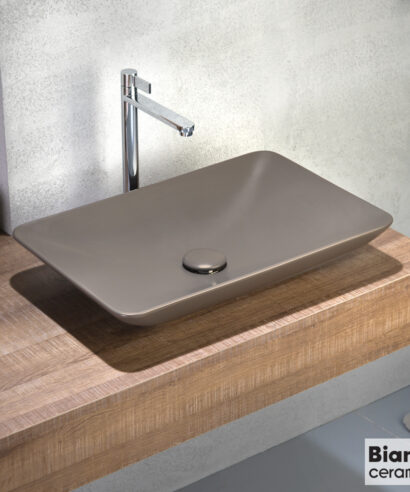 ΝΙΠΤΗΡΑΣ RIO 60x37,7 BIANCO CERAMICA TAUPE MATT