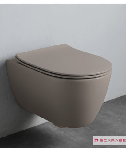 ΚΟΜΠΛΕ ΚΡΕΜ.ΛΕΚ+ΚΑΛ.ΑΠΟΣΠ.SLIM S/C MOON/50,5 CLEAN-FLUSH SCARABEO SAND