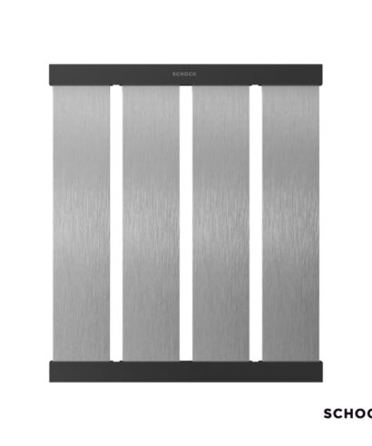 ΣΧΑΡΑ ΑΠΟΣΤΡΑΓΓΙΣΗΣ 33,6 x 39,2 x 1,2 SCHOCK INOX
