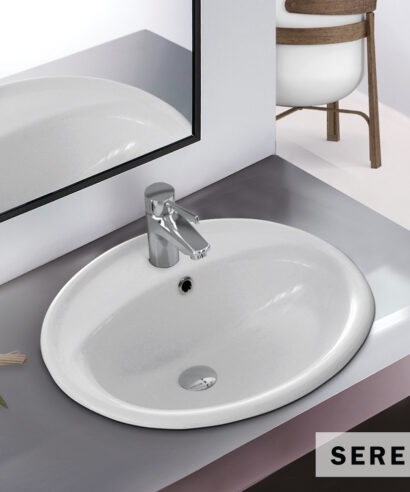 ΝΙΠΤΗΡΑΣ 58x49 (1 οπή) SEREL WHITE