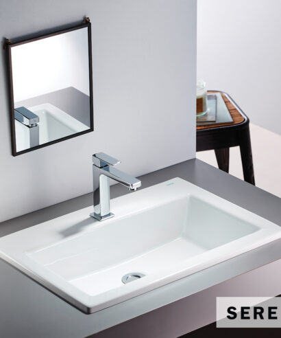 ΝΙΠΤΗΡΑΣ 60x42 (1 οπή) SEREL WHITE