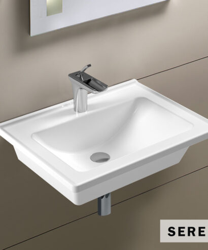 ΝΙΠΤΗΡΑΣ SLIM 60x46 (1 οπή) SEREL WHITE