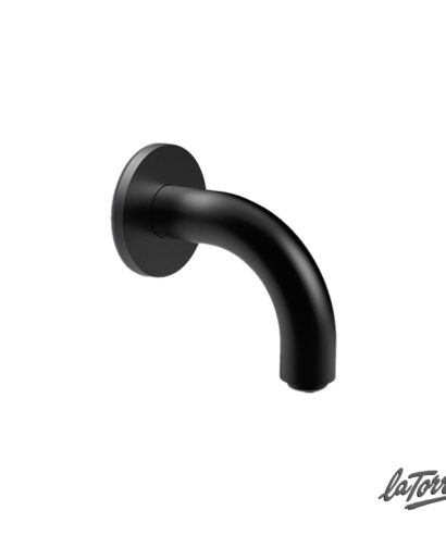 ΣΤΟΜΙΟ ΕΠΙΤΟΙΧΟ 10cm Φ24mm TECH LA TORRE BLACK MATT