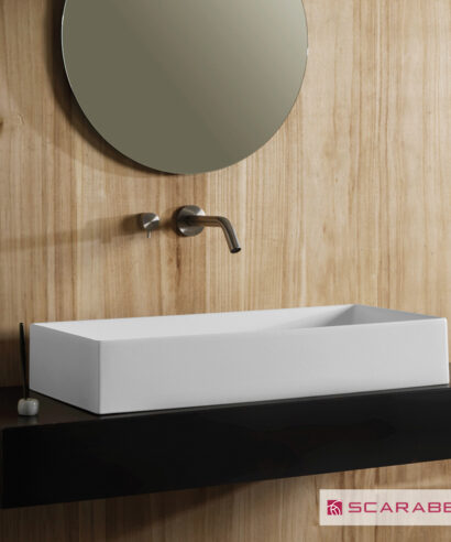ΝΙΠΤΗΡΑΣ TEOREMA2.0 80x40 SCARABEO PEARL (WHITE MATT)